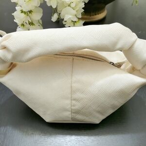 Bottega Veneta Double Knot Hand Bag Cream